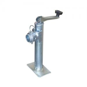 2000lbs galvanised zinc pipe mount topwind trailer stand jack