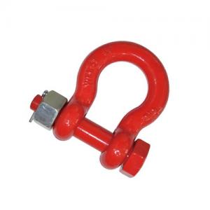 G8 forged steel bolt type bow shackle