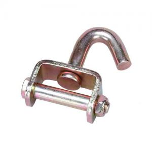 Heavy Duty 2inch Steel Wire Single J Hook For Cargo Straps