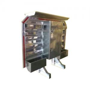 aluminum head cab rack with center enclosure and tarp tray