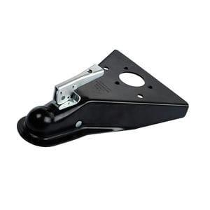 black color 2inch ball 5000lbs A-frame tongue trailer hitch coupler