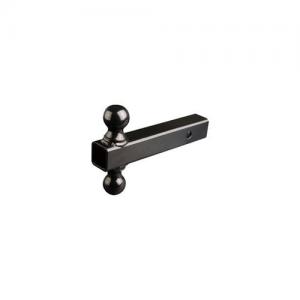 black double ball mount with black tube shank tongue black double ball mount with black tube shank tongue