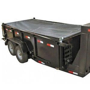 dump trailer replacement textilene mesh tarp for aluminum tarp system