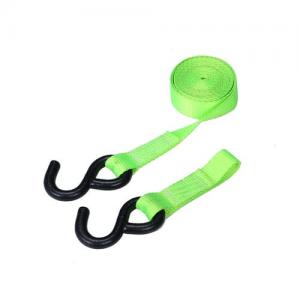 lime green strap belt webbing with black S hook lime green strap belt webbing with black S hook