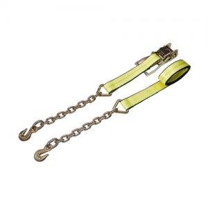 ratchet cargo tie down lashing strap with chain anchor ratchet cargo tie down lashing strap with chain anchor