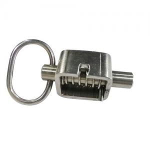 stainless steel weld on spring door latch