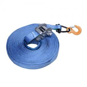 trailer hand winch tie down webbing strap