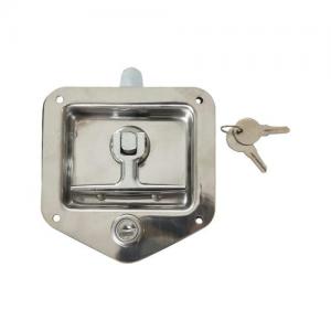 trailer truck toolbox key locking T-handle latch