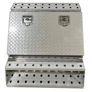 truck diamond plate aluminum step toolbox